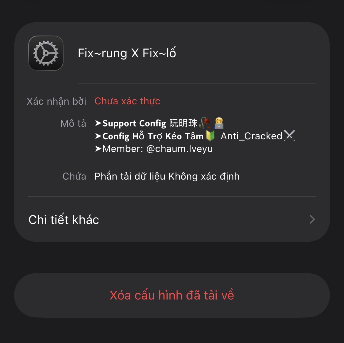 Fix Rung-Fix Lố minhchau