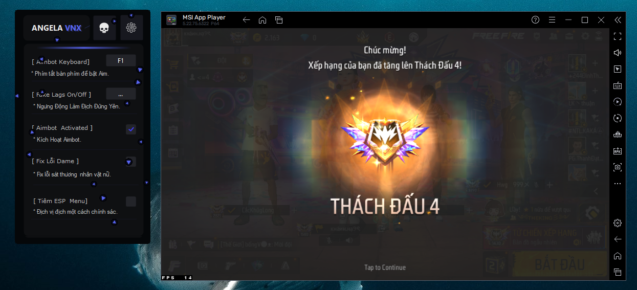 AN TOÀN 100% AIMBOT SAFE , ĐI RANK , PHÒNG AN TOÀN